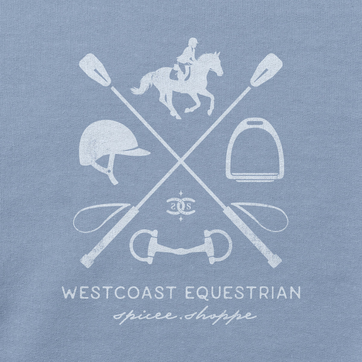 SPICEE Crest | Stone Blue | Hoodie