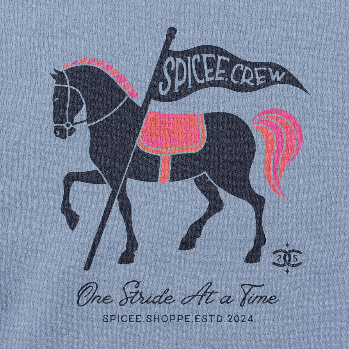 SPICEE Crew | Stone Blue | Hoodie