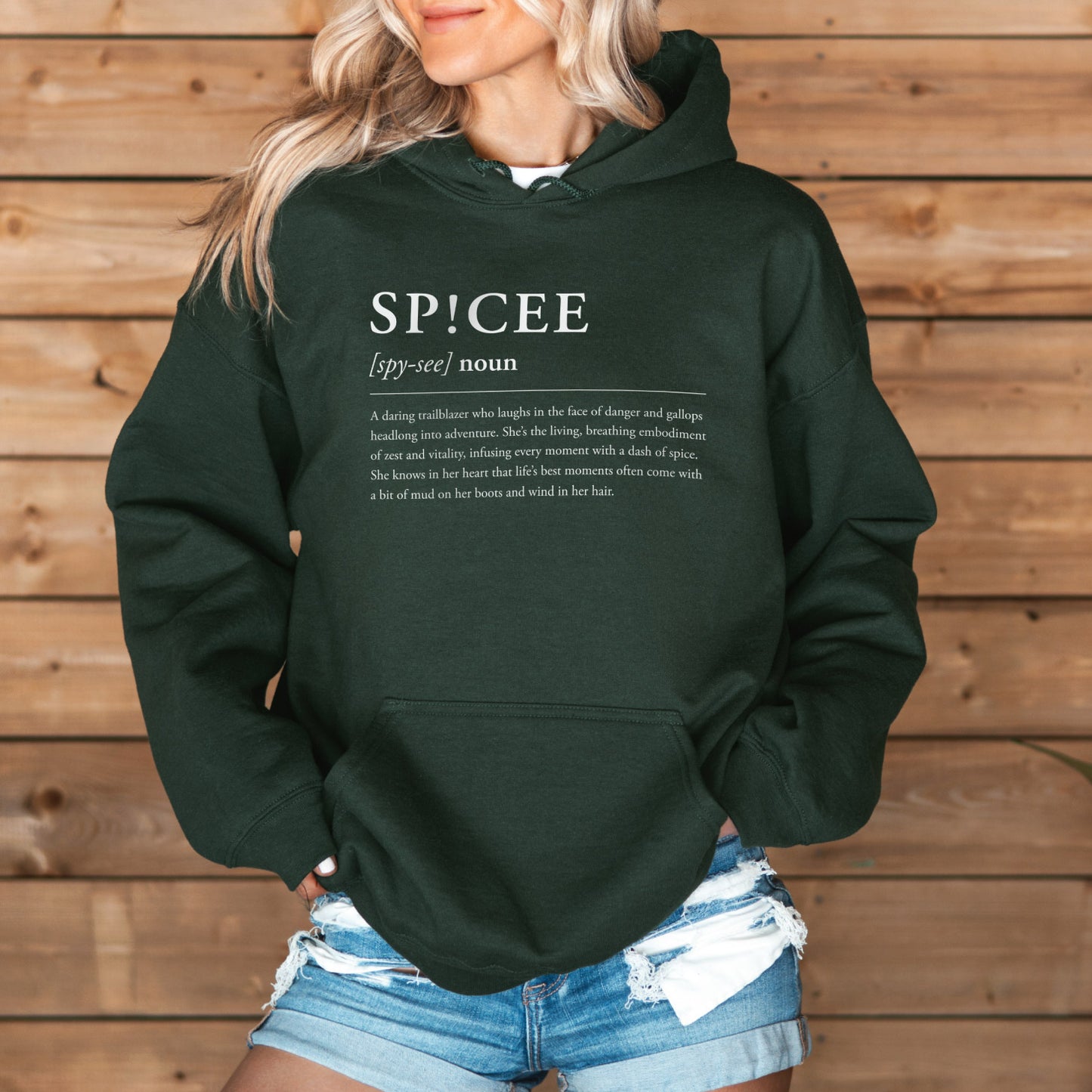 SPICEE Definition | Forest Green | Hoodie