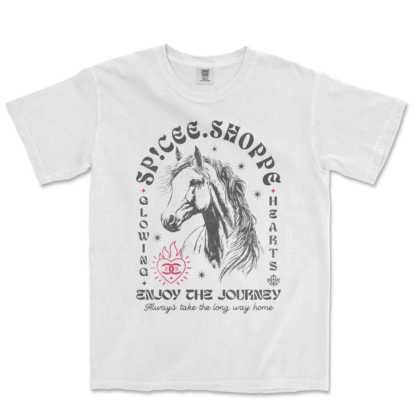 Enjoy The Journey | White | Tee Shirt