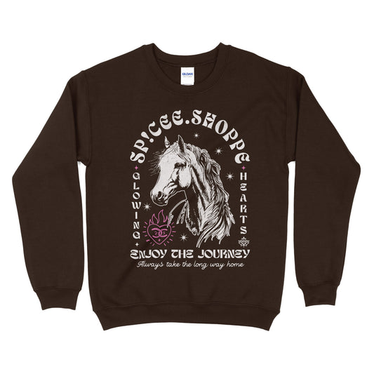 Enjoy The Journey | Chocolate | Sweatshirt