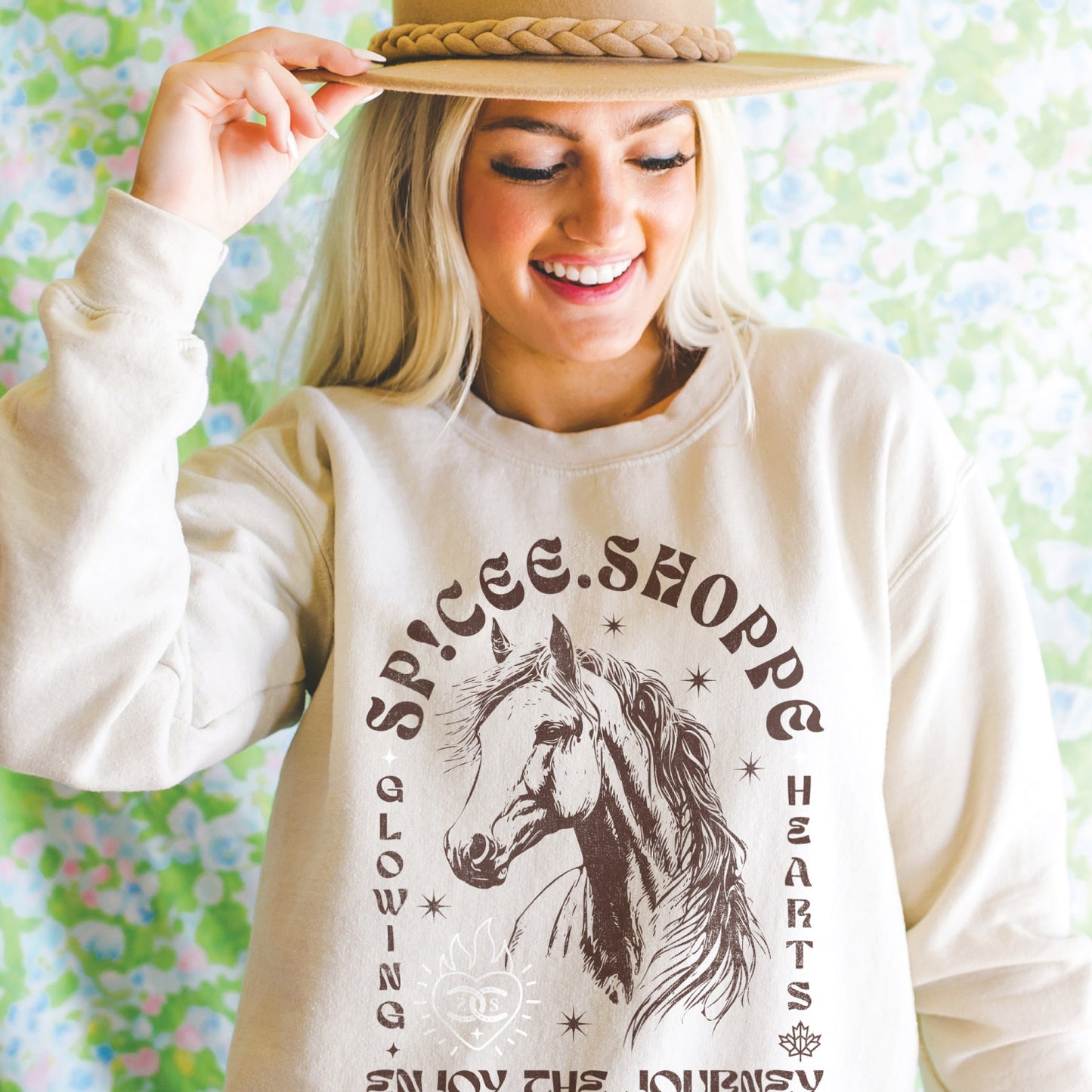 Enjoy The Journey | Sand | Sweatshirt