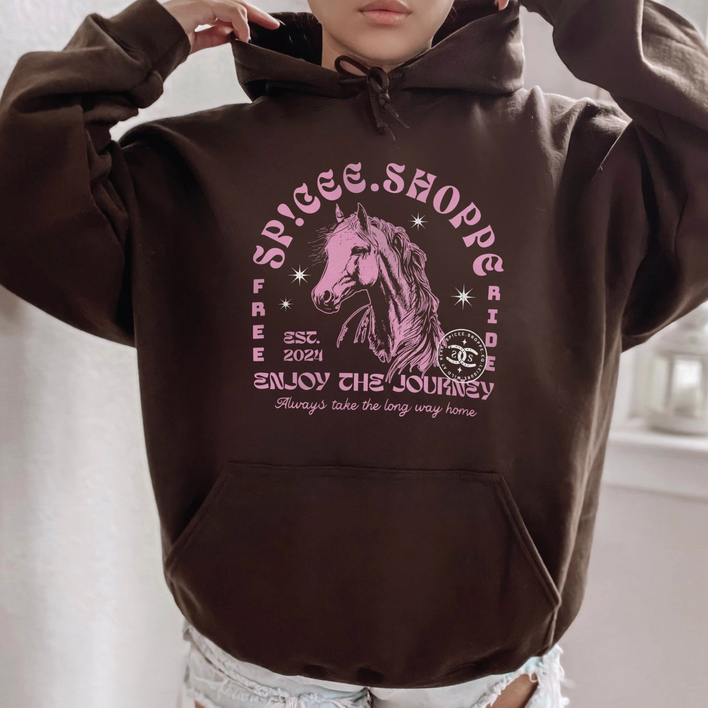 Enjoy The Journey | Chocolate | Hoodie