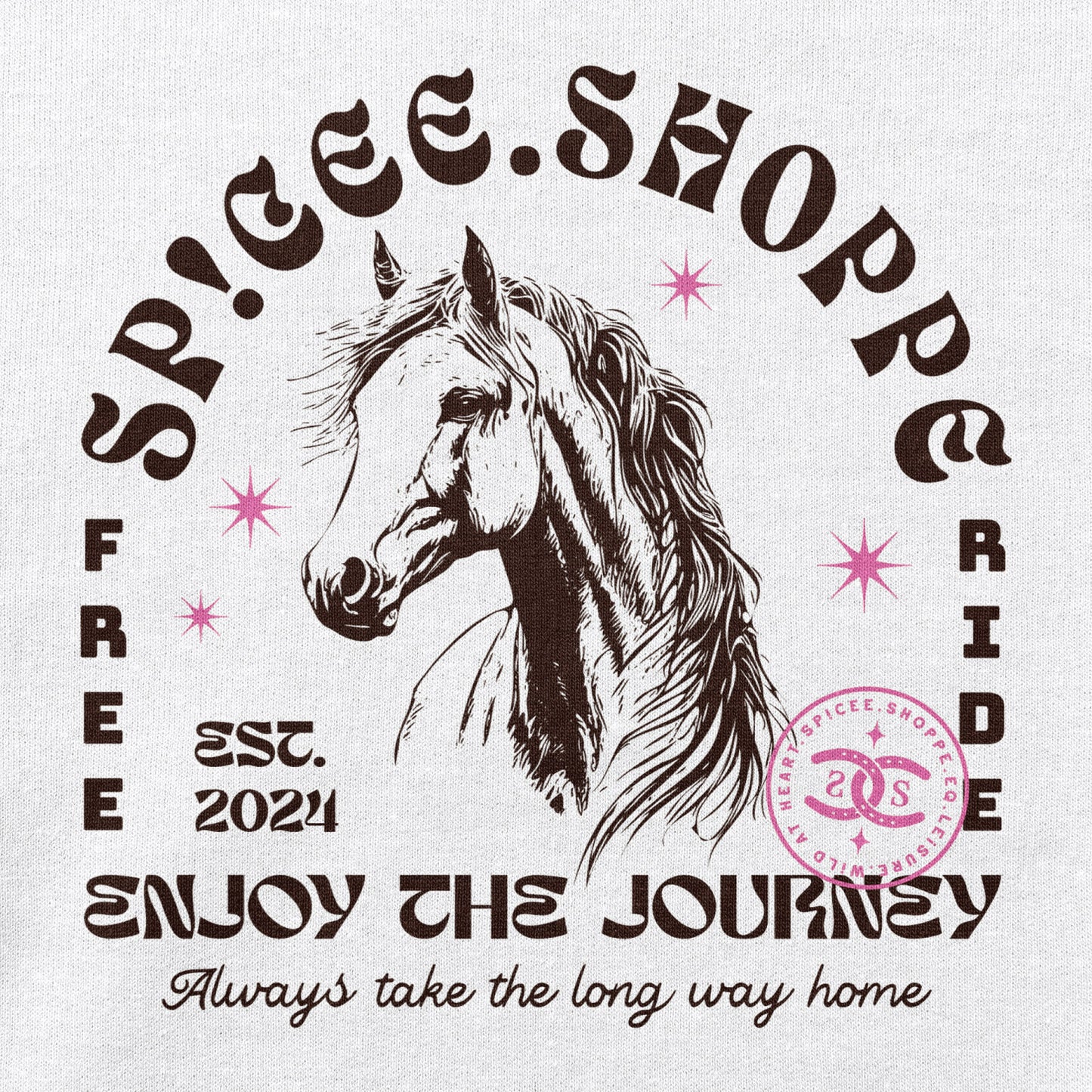 Enjoy The Journey | White | Hoodie