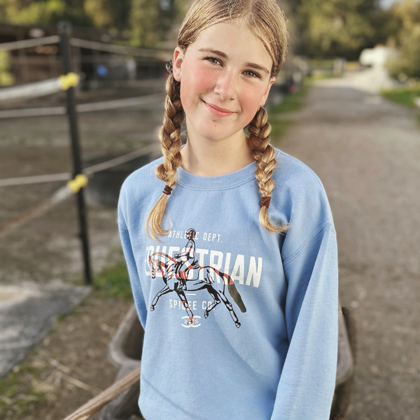 Equestrian | Light Blue | Sweatshirt
