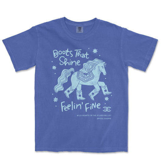 Feelin' Fine | Flo Blue | Tee Shirt