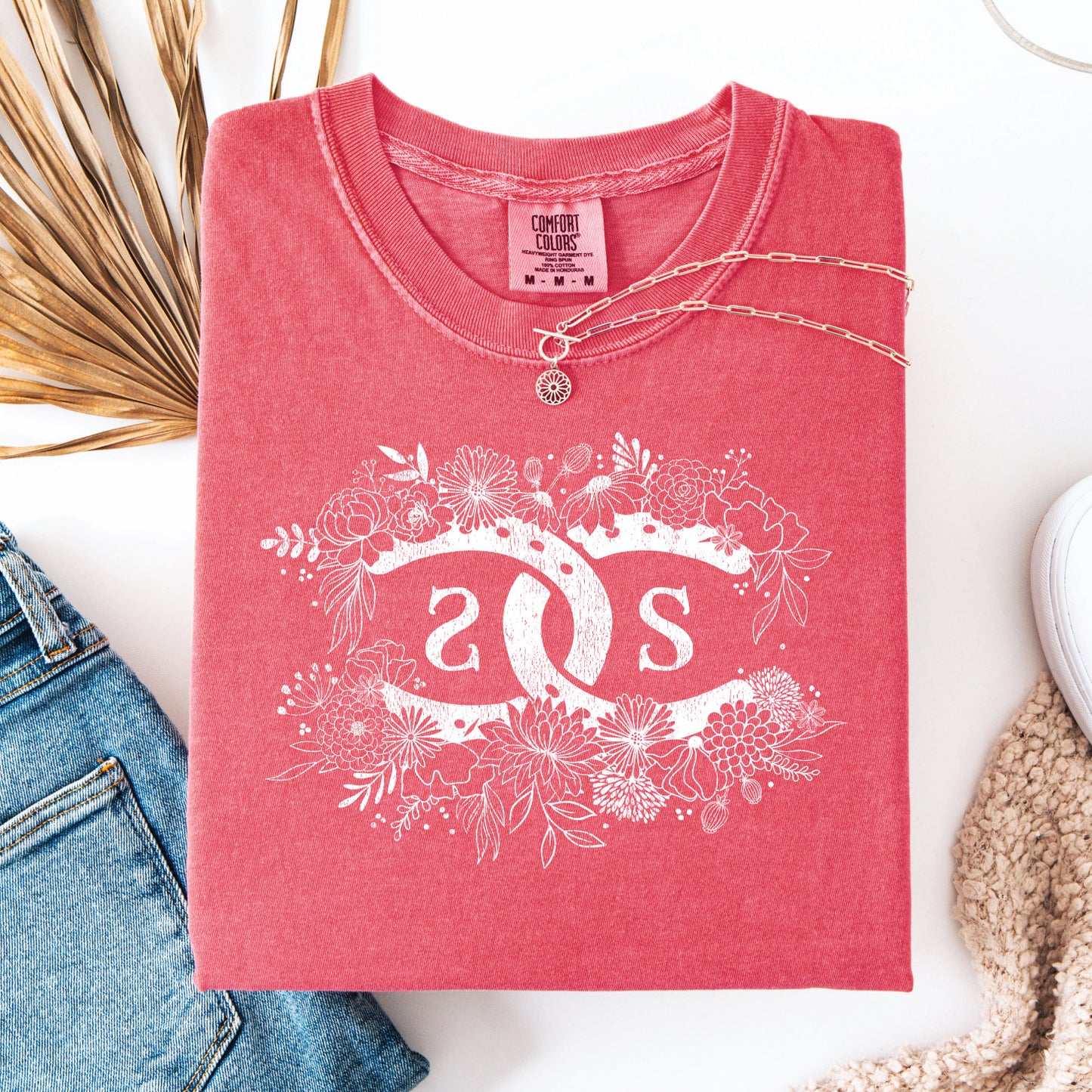 SPICEE Floral Logo | Watermelon | Tee Shirt