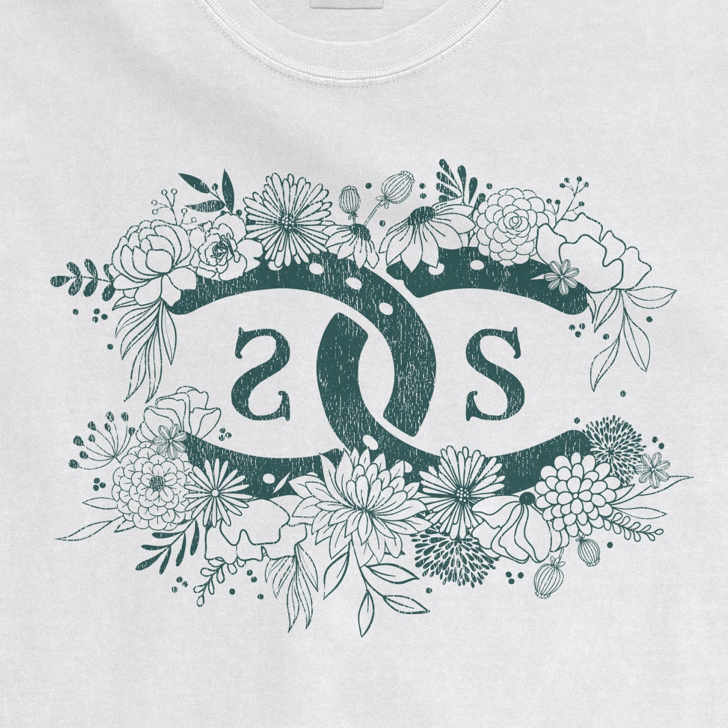 SPICEE Floral Logo | White | Tee Shirt