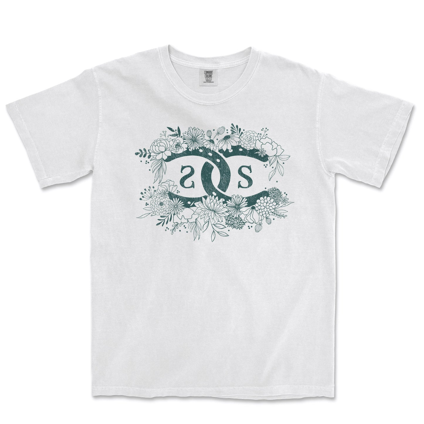 SPICEE Floral Logo | White | Tee Shirt