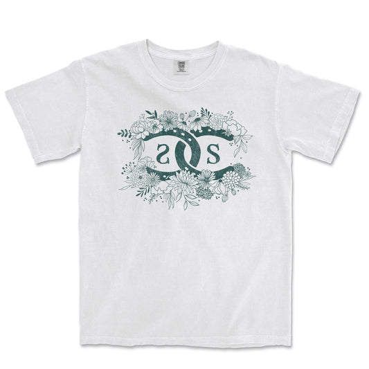 SPICEE Floral Logo | White | Tee Shirt