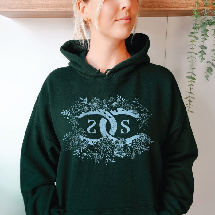 SPICEE Floral Logo | Forest Green | Hoodie
