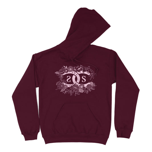 SPICEE Floral Logo | Maroon | Hoodie