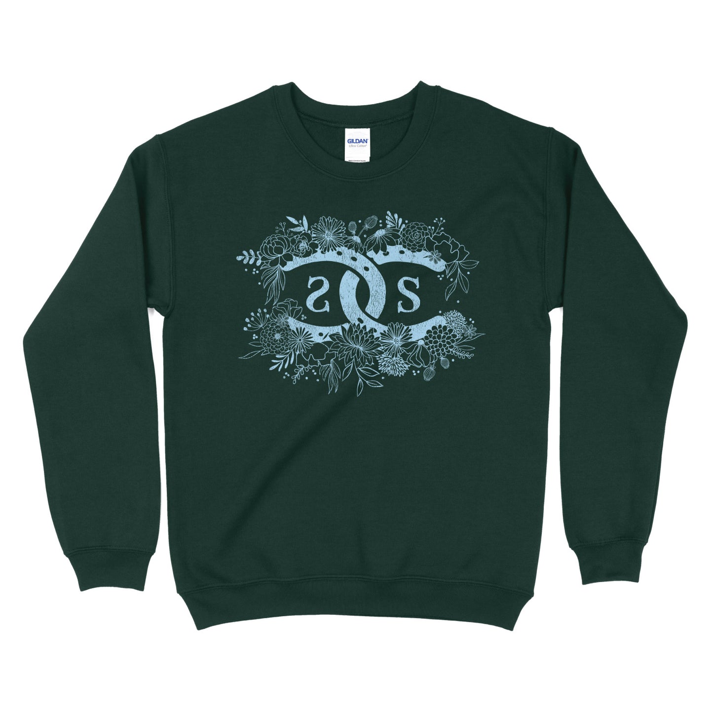 SPICEE Floral Logo | Forest Green | Sweatshirt