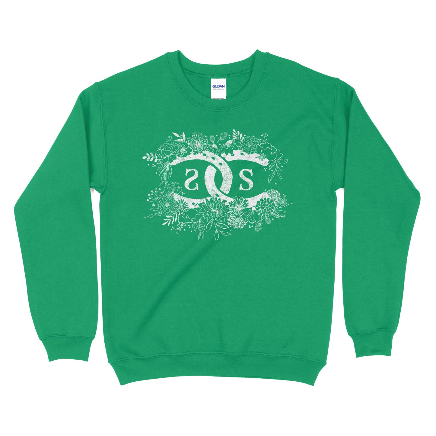 SPICEE Floral Logo | Irish Green | Sweatshirt