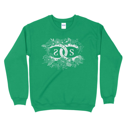 SPICEE Floral Logo | Irish Green | Sweatshirt