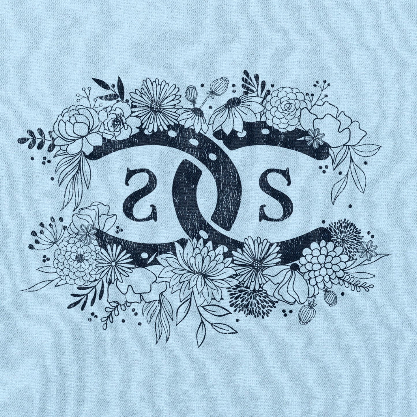 SPICEE Floral Logo | Light Blue | Sweatshirt