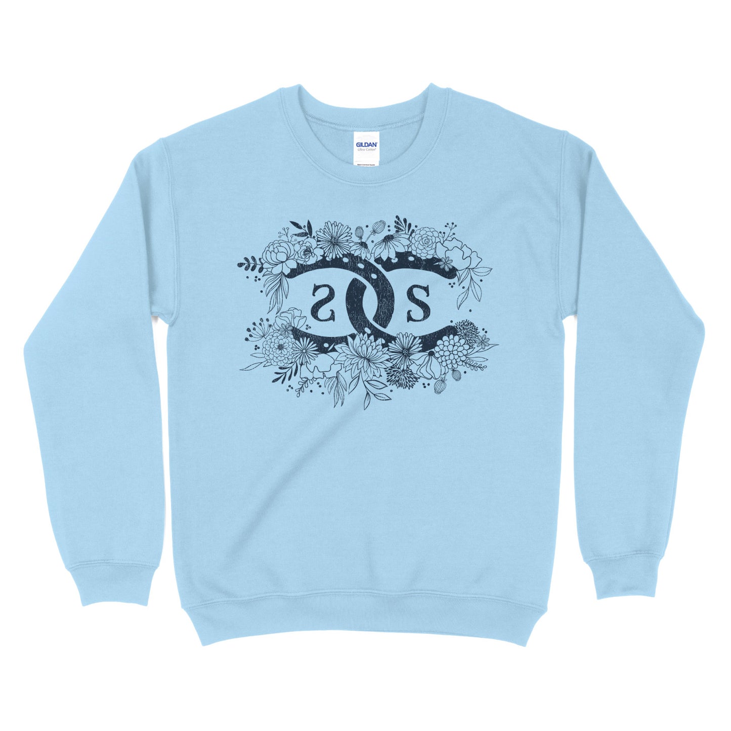 SPICEE Floral Logo | Light Blue | Sweatshirt