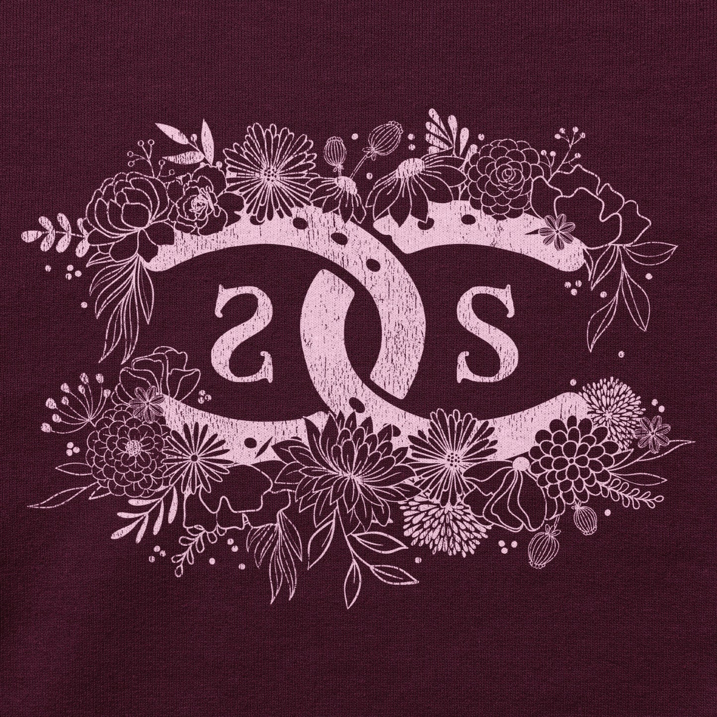SPICEE Floral Logo | Maroon | Sweatshirt