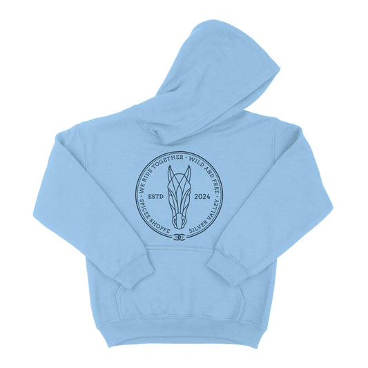 Geometric Pony | Light Blue | Hoodie