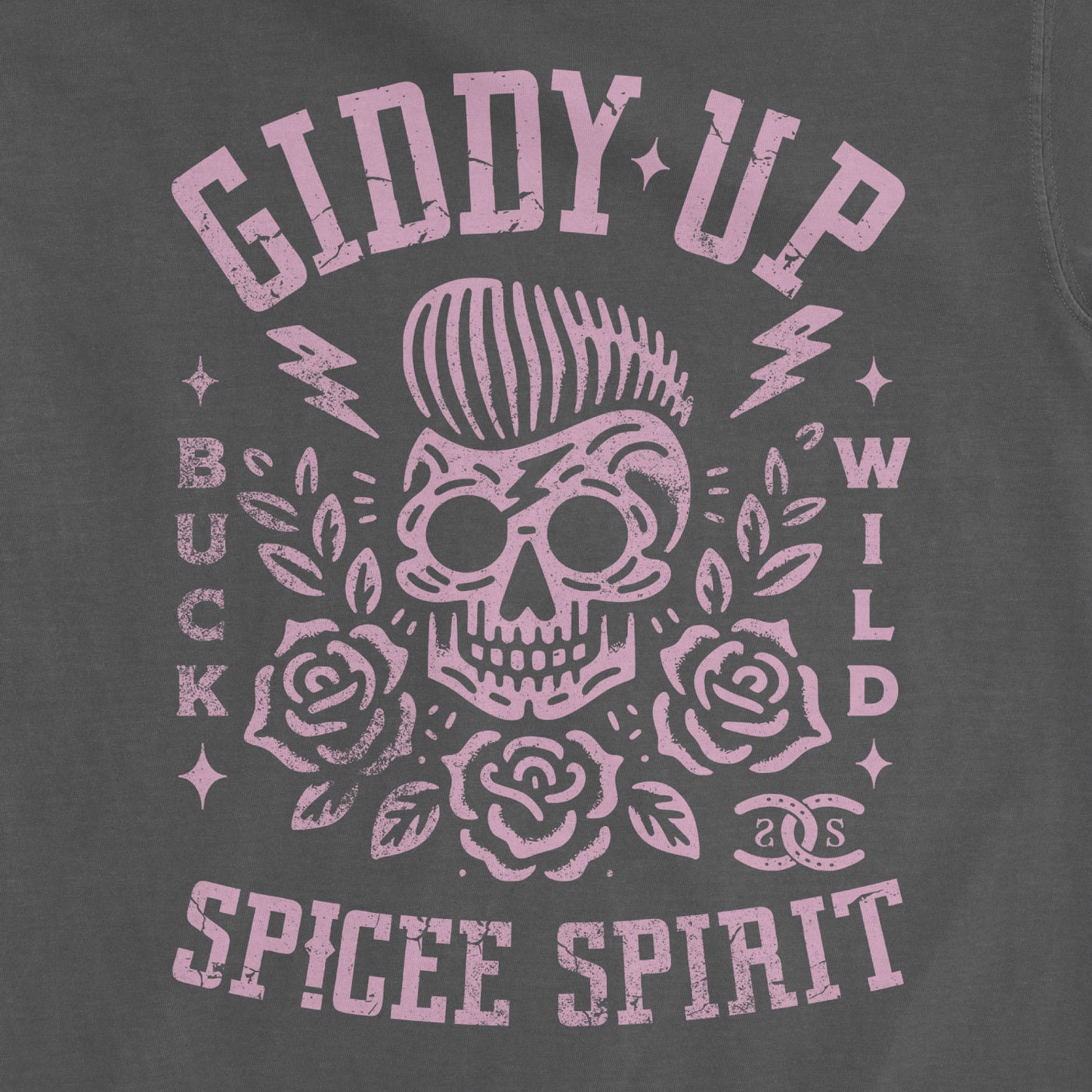 Giddy Up | Pepper | Tee Shirt