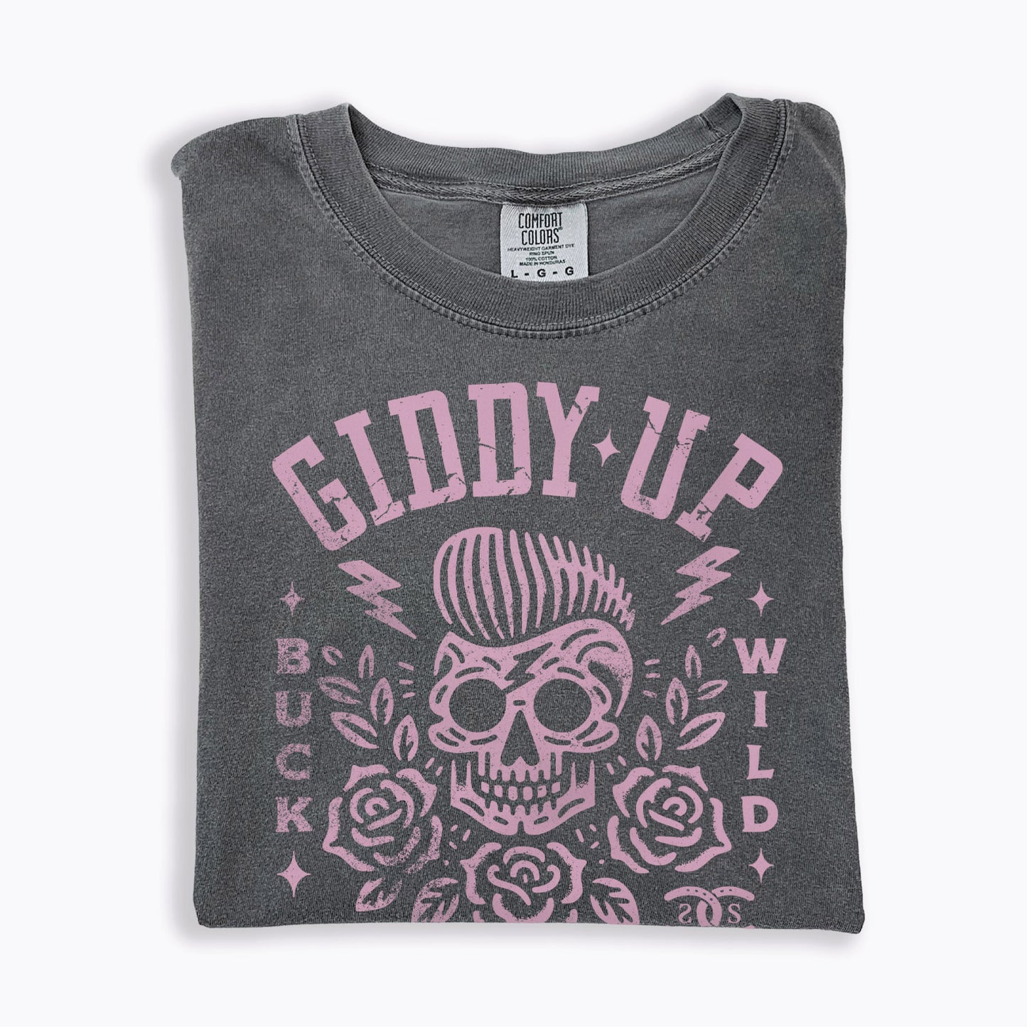 Giddy Up | Pepper | Tee Shirt