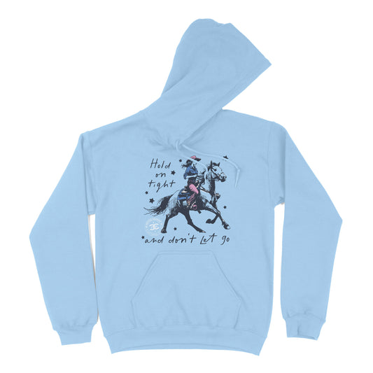 Hold On Tight | Light Blue | Hoodie