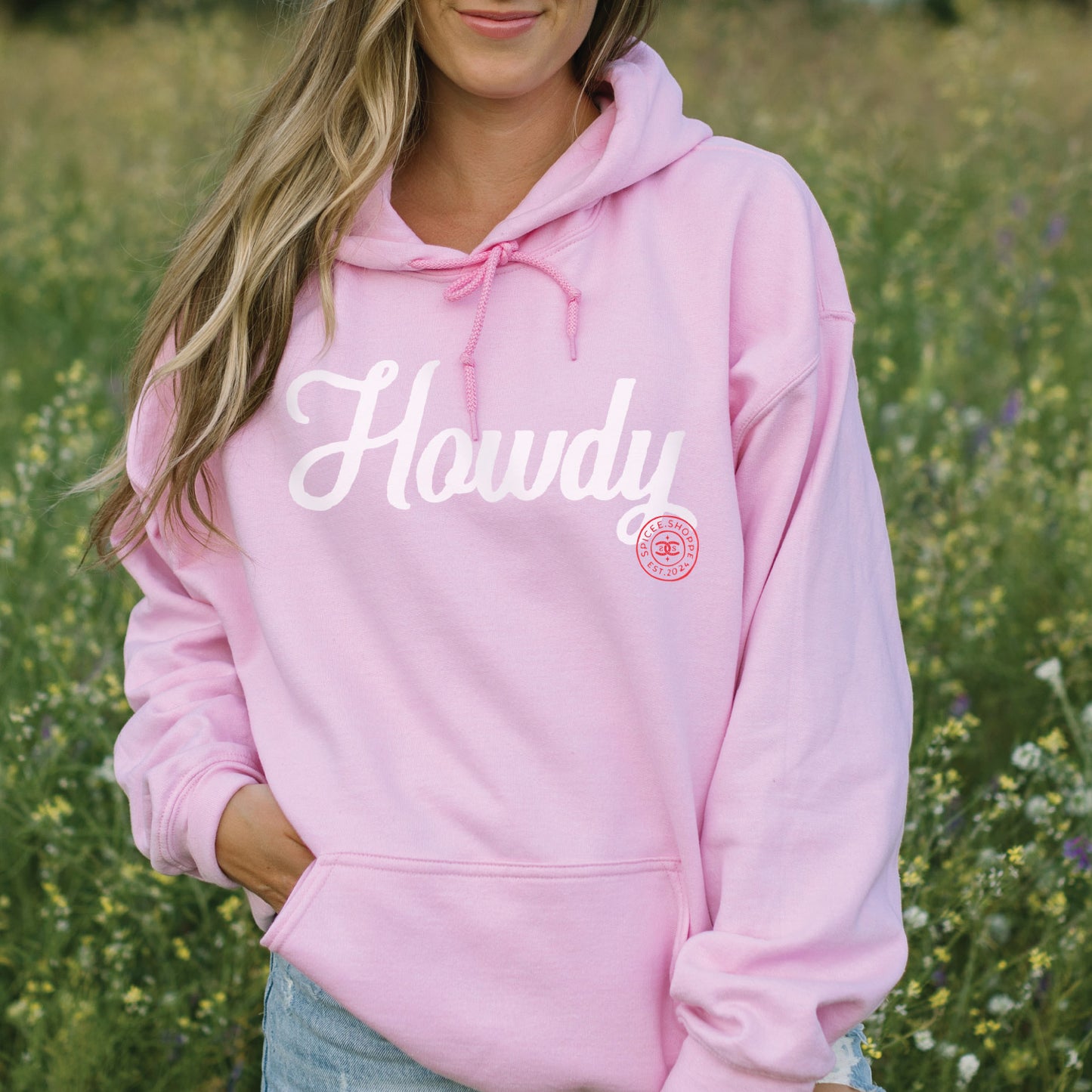 HOWDY | Light Pink | Hoodie