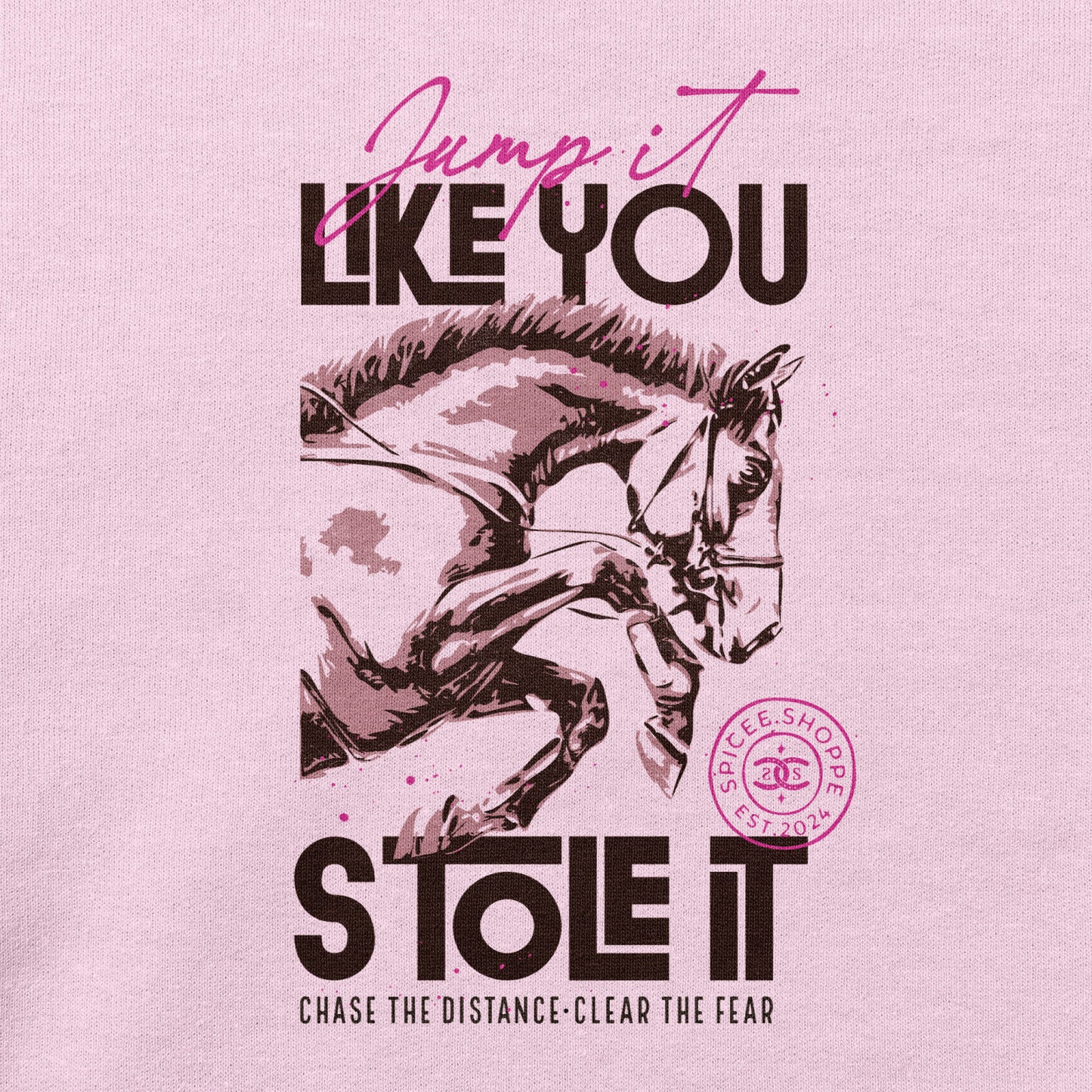 Jump It Like You Stole It | Light Pink | Sweatshirt