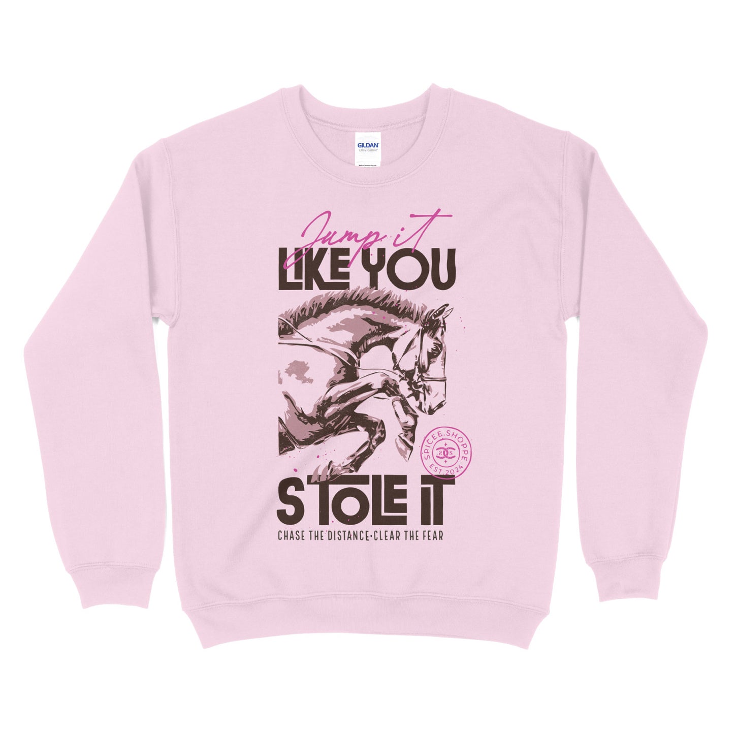 Jump It Like You Stole It | Light Pink | Sweatshirt