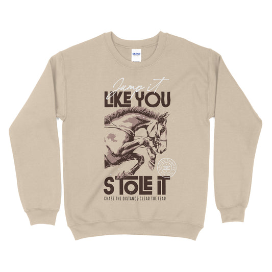 Jump It Like You Stole It | Sand | Sweatshirt