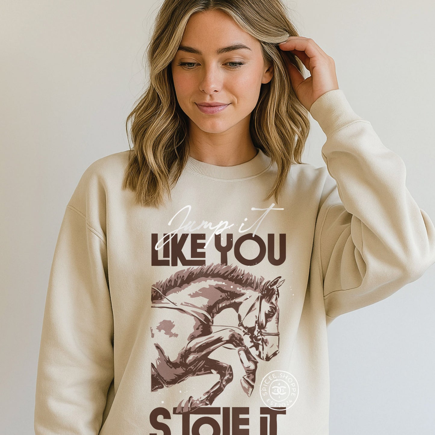 Jump It Like You Stole It | Sand | Sweatshirt