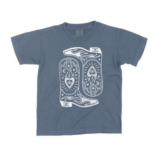 KIDS Boots & Bravado | Blue Jean | Tee Shirt