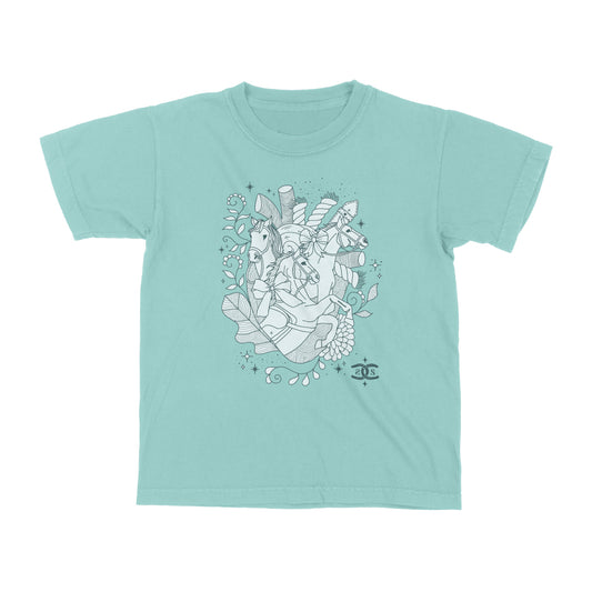 KIDS Heart Horse | Chalky Mint | Tee Shirt