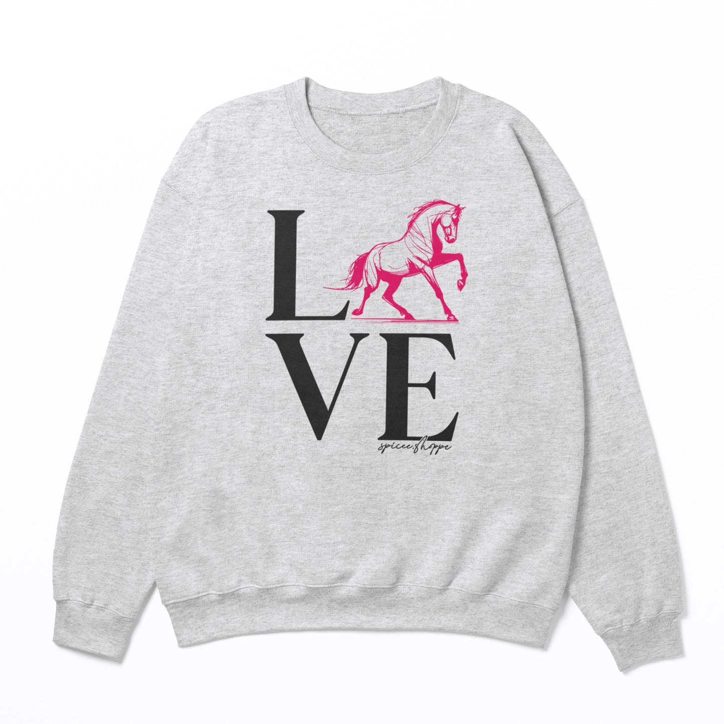 LOVE | Ash Grey | Sweatshirt