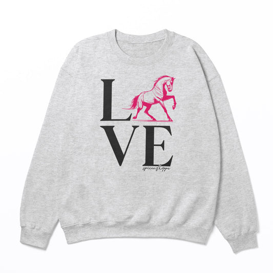 LOVE | Ash Grey | Sweatshirt