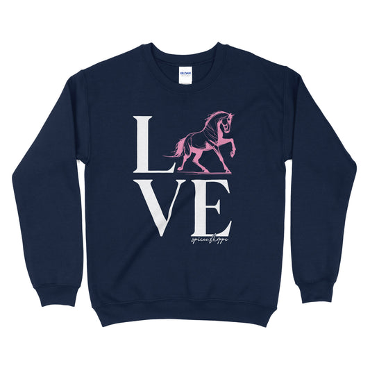LOVE | Navy Blue | Sweatshirt
