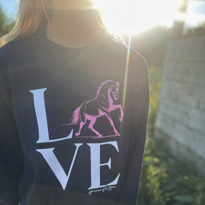 LOVE | Navy Blue | Sweatshirt