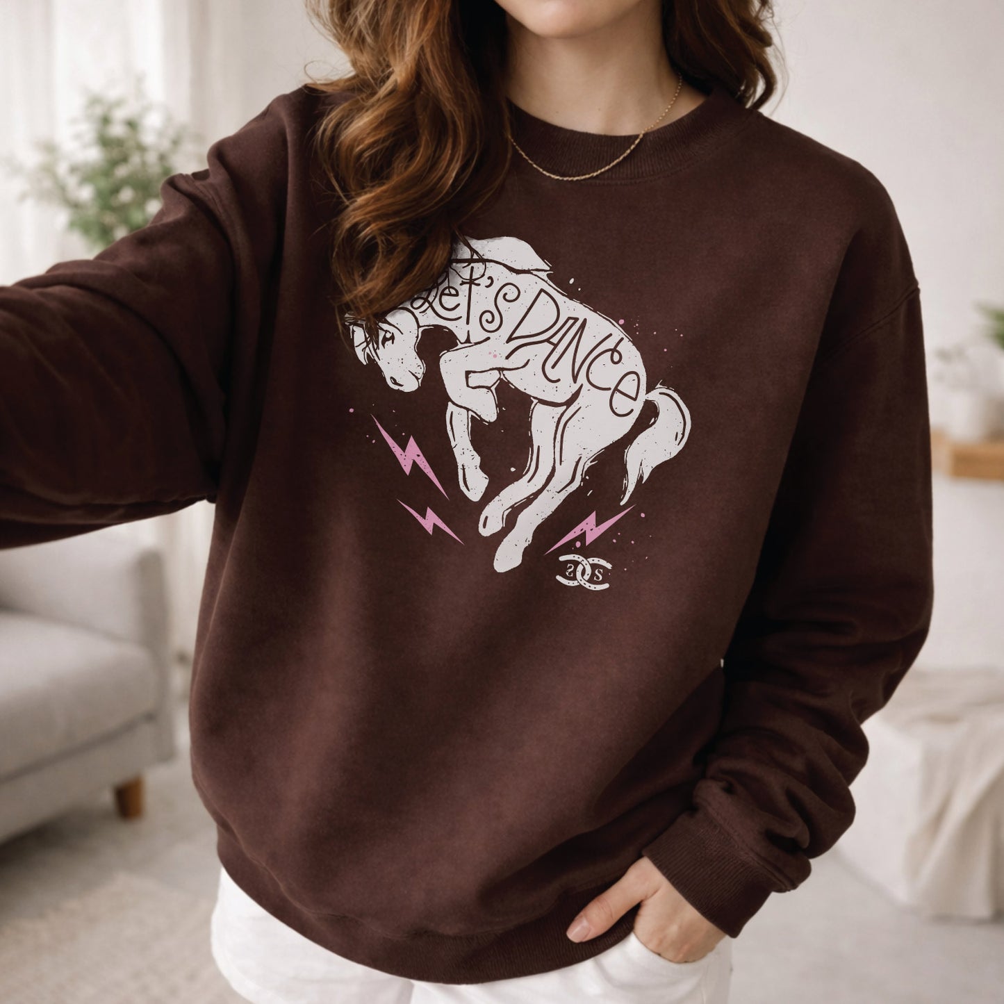 Let's Dance | Chocolate Brown | Sweatshirt