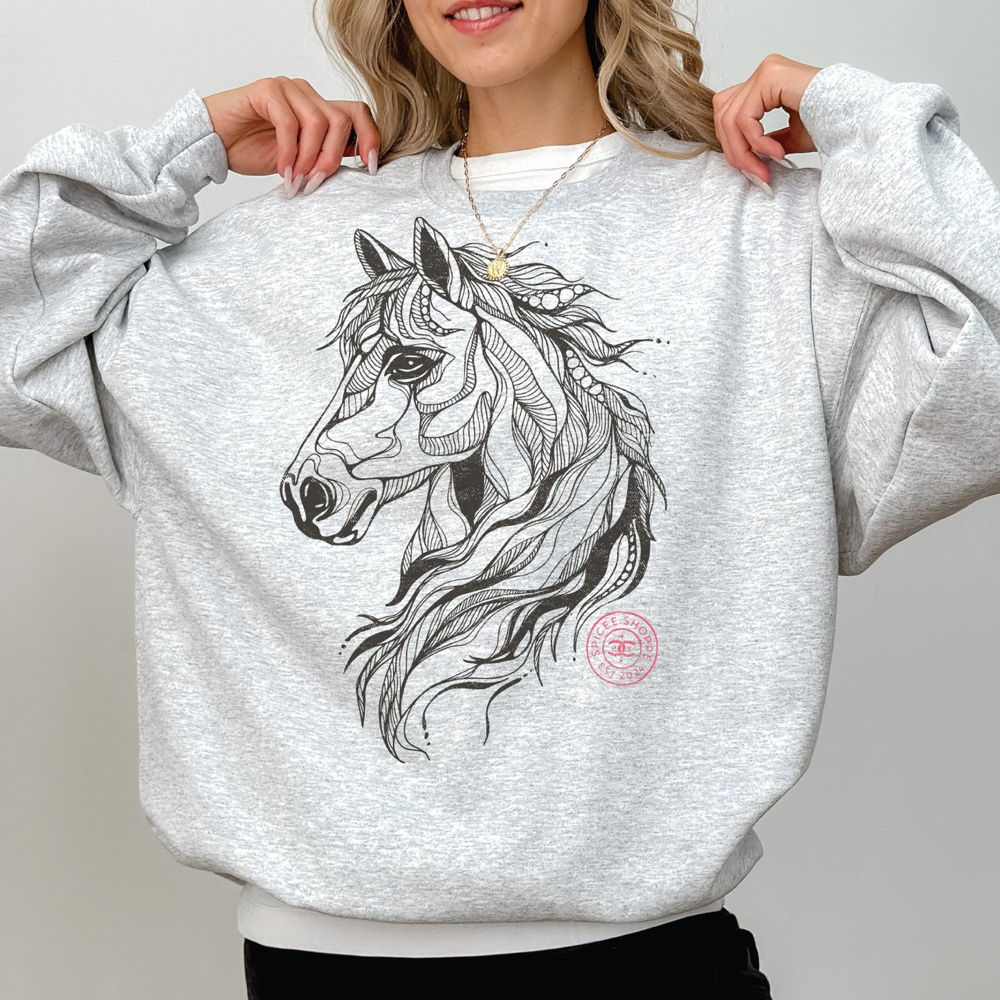 SPICEE Lines | Ash Grey | Sweatshirt