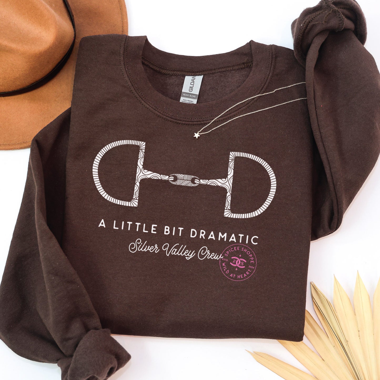 Little Bit Dramatic | Chocolate | Sweatshirt