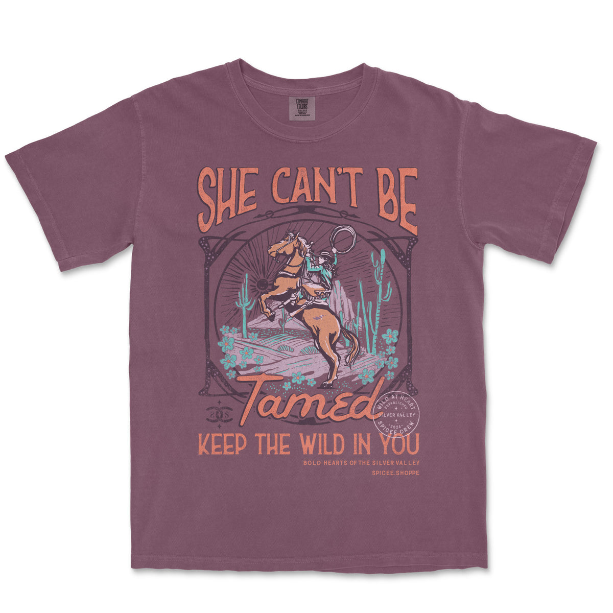 She Can't Be Tamed | Berry | Tee Shirt