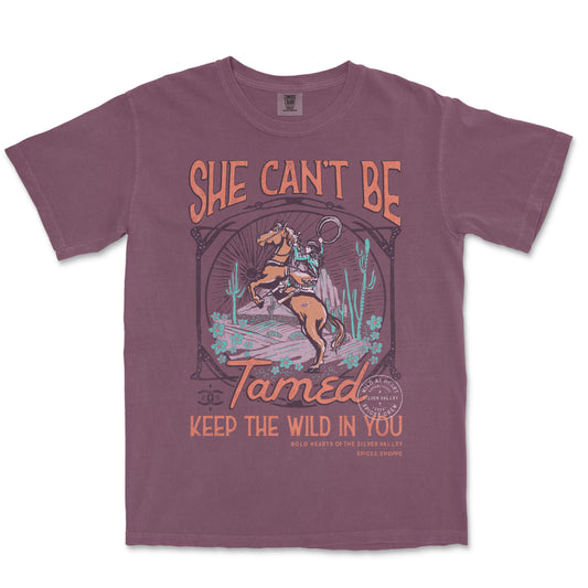 She Can't Be Tamed | Berry | Tee Shirt