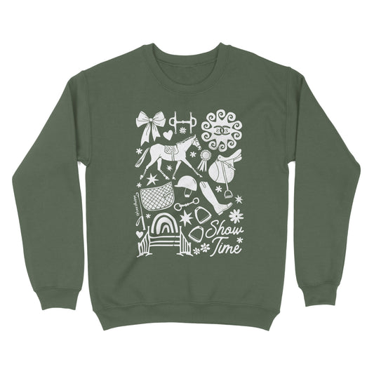 Show Time | Military Green | Sweatshirt
