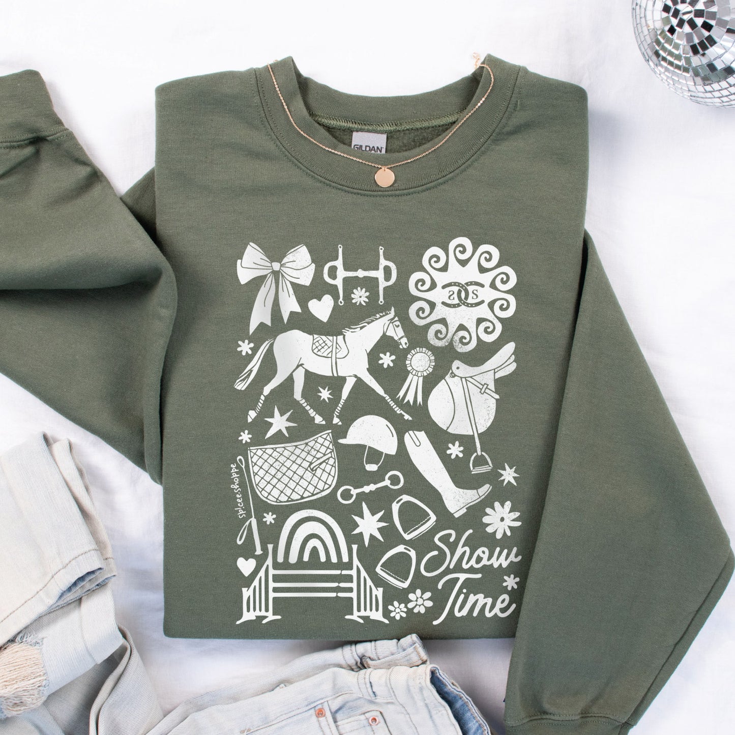 Show Time | Military Green | Sweatshirt