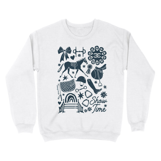 Show Time | White | Sweatshirt