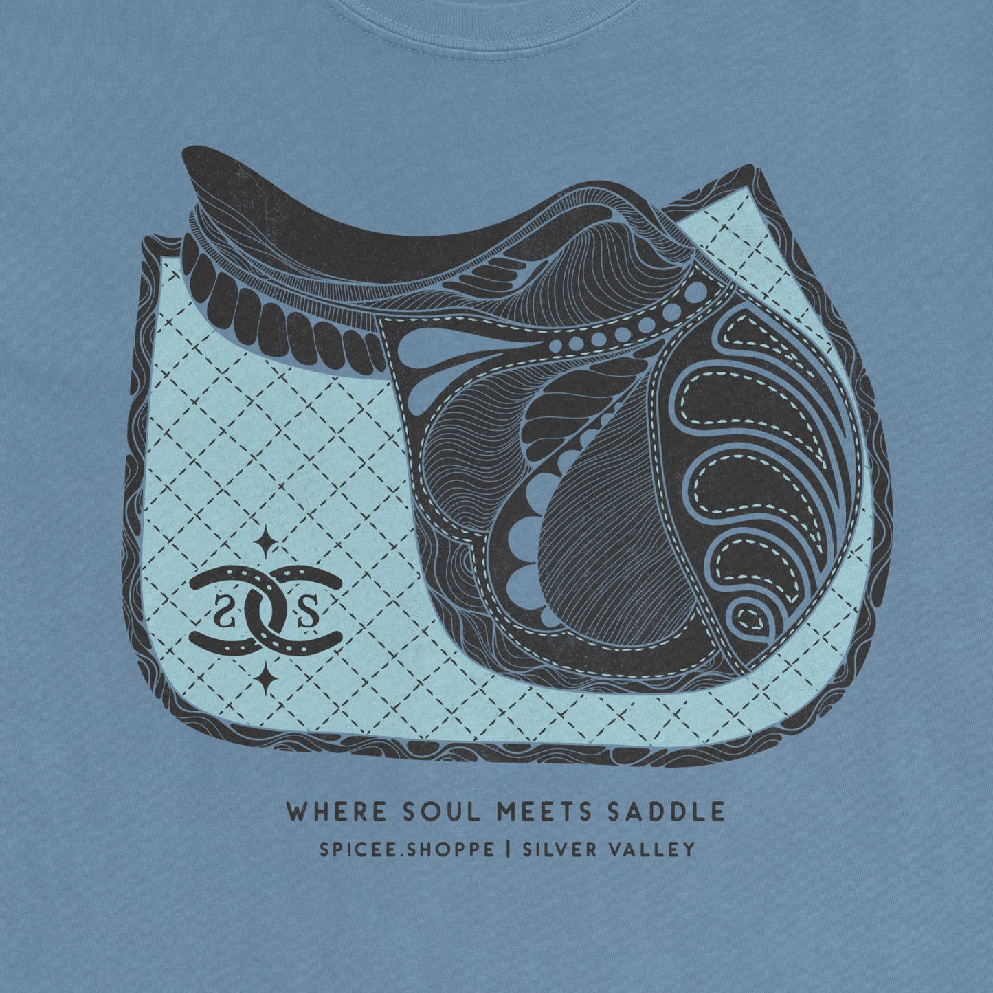 Soul Saddle | Ice Blue | Tee Shirt