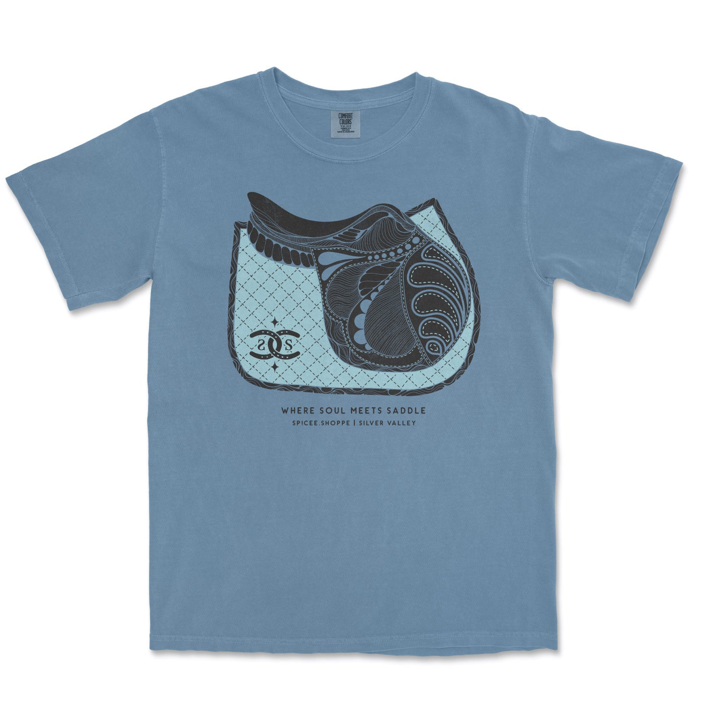 Soul Saddle | Ice Blue | Tee Shirt