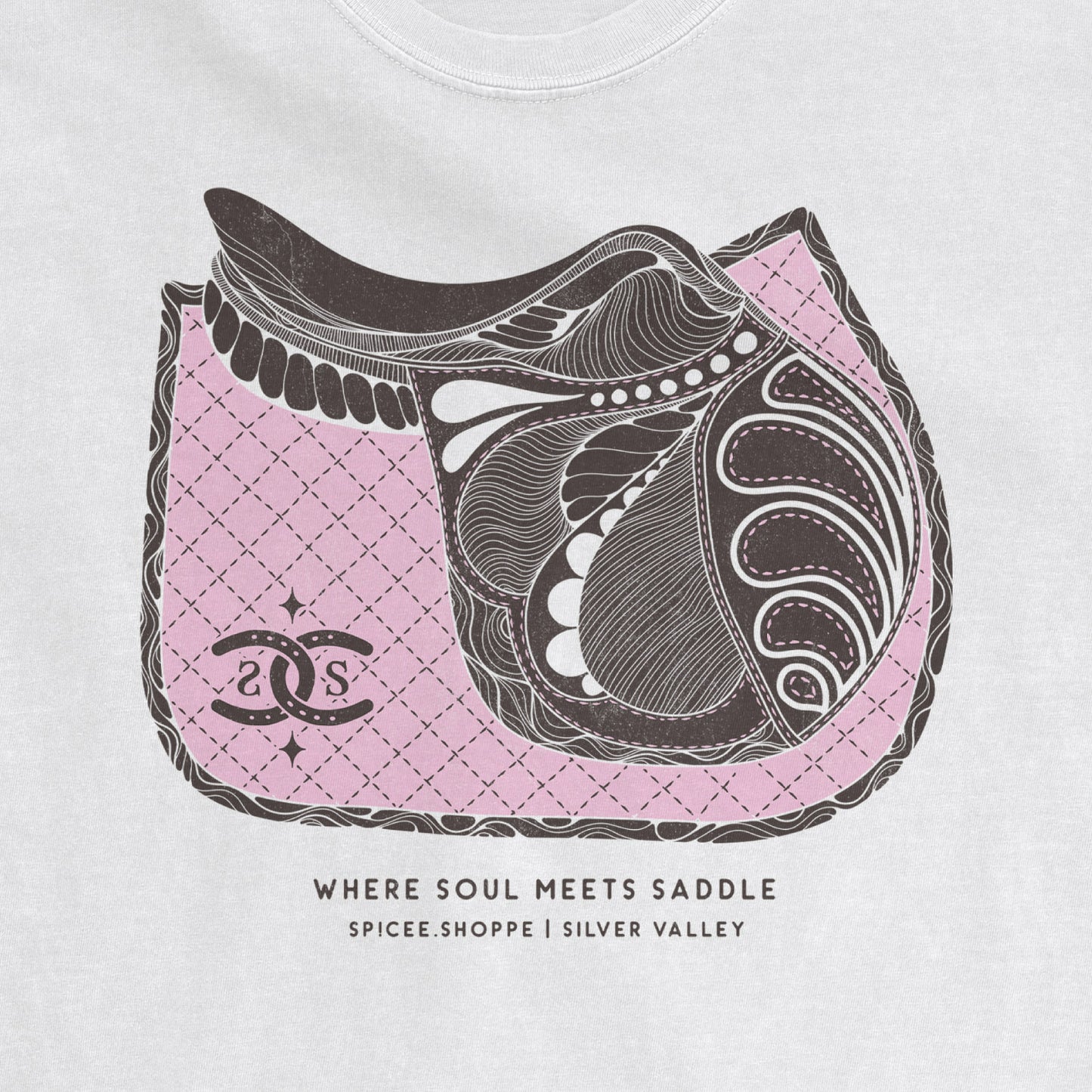 Soul Saddle | White | Tee Shirt