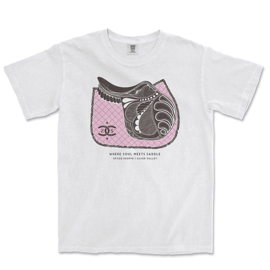Soul Saddle | White | Tee Shirt