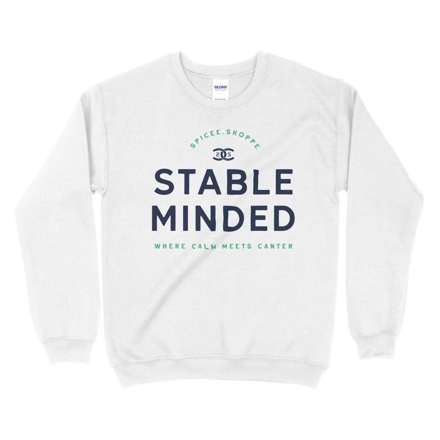Stable Minded | White | Sweatshirt
